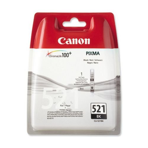 Canon 2933B001 CLI521 Black Ink 