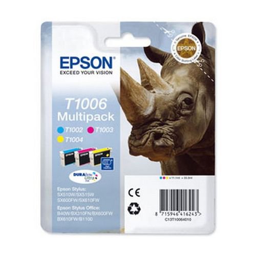 Epson T100640 11.1ml High Capacity Cyan Magenta Yellow Ink