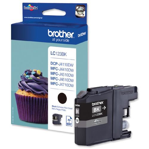 Brother LC123BK Black Ink Cartridge