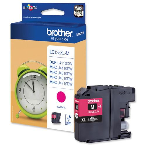 Brother LC125XLM Magenta Ink Cartridge