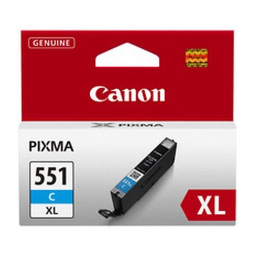 Canon 6444B001 CLI551XLC Cyan Ink Cartridge