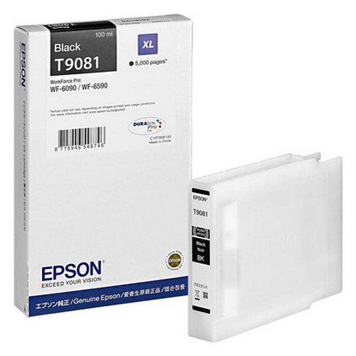 Epson T9081 High Capacity Ink Cart Black
