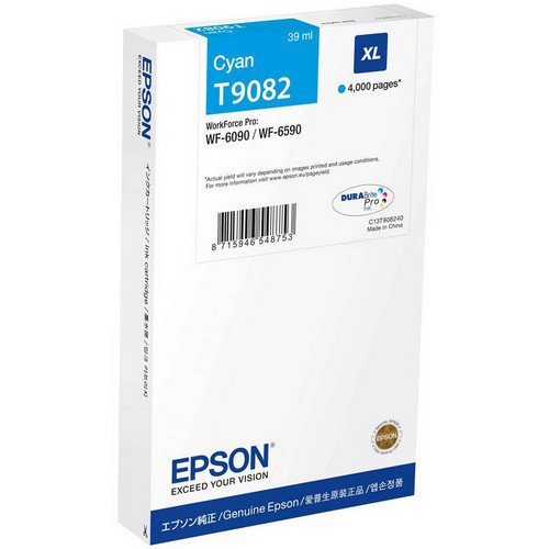 Epson T9082 Ink Cartridge Cyan