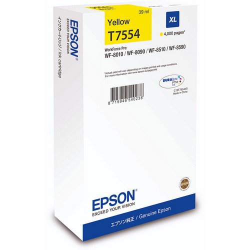Epson Wf 8000 Inkjet Cartridge Series Yellow