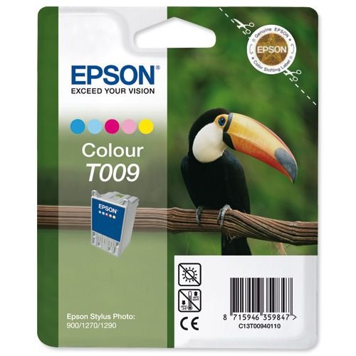 Epson Stylus Photo 1270 T009 5 Colour Ink Cartridge T009401