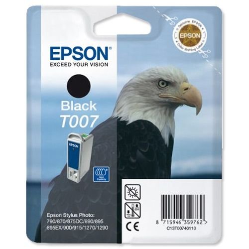Epson Stylus Photo 870 T007 Ink Cartridge Black T007401