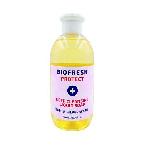 Biofresh 500Ml Deep Cleansing Liquid Soap Rose/Silver Water Pk20