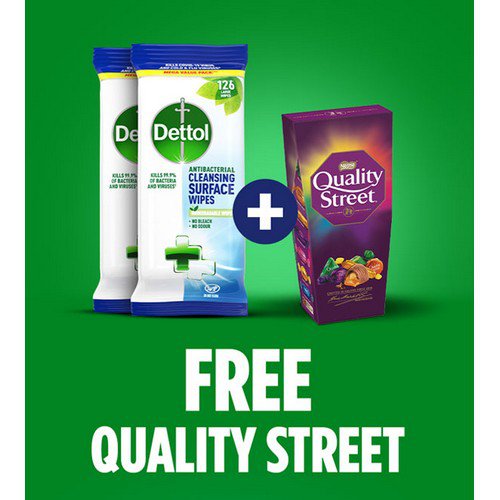 2pk Dettol Wipes Get Quality St Foc
