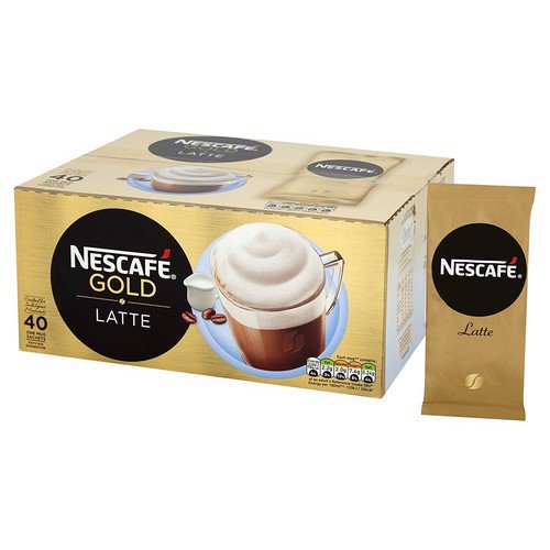 Nescafe Latte Instant Coffee One Cup Sachets Pack 40
