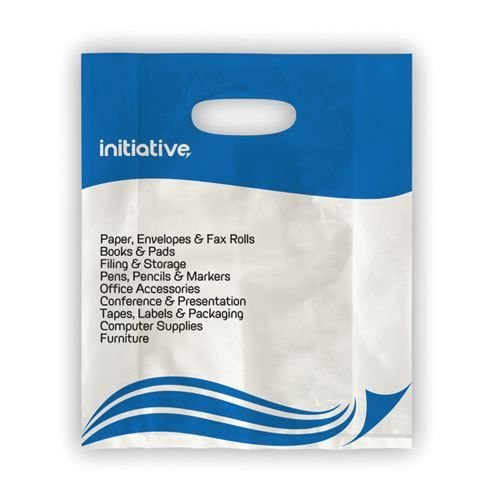 Initiative Carrier Bags Pack 500 (15 x 18 x 3inch)
