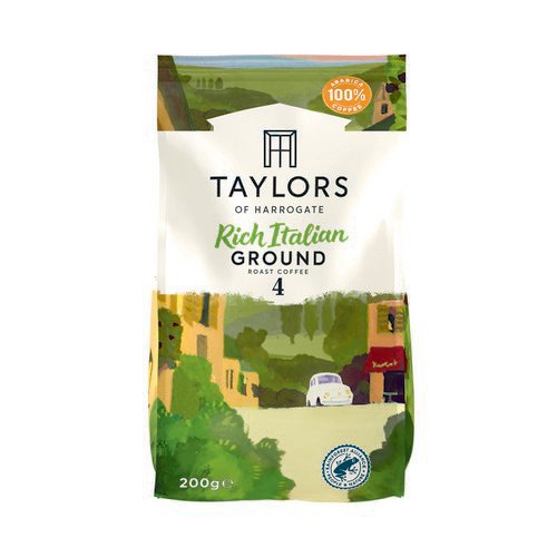 Taylors Rich Italian Roast & Ground Coffee 200g