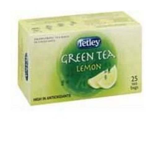 Tetley Green Lemon 25 Drawstring Envelope Tea Bags