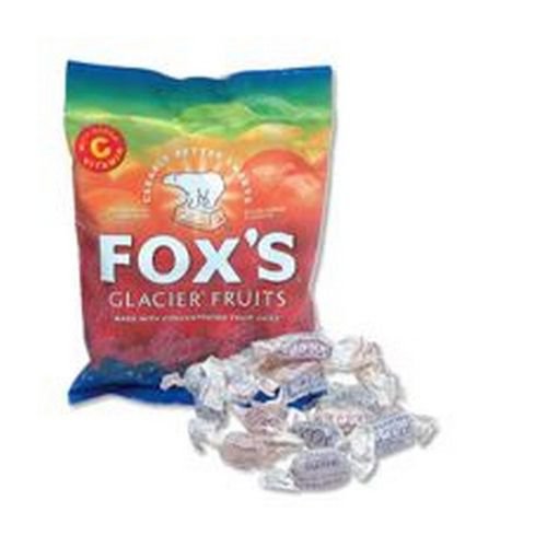 Foxs Glacier Fruits Wrapped Boiled Sweets in Bag 200g Pack 12