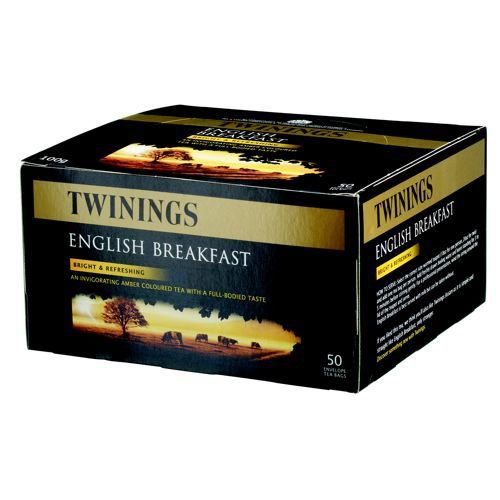 Twinings Tea Bags Traditional English Breakfast Fine High Quality Aromatic Pack 100