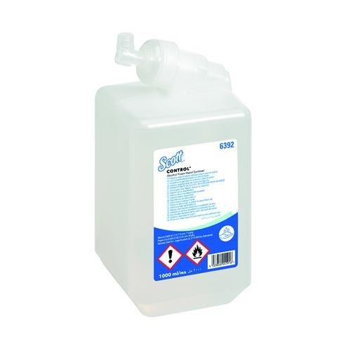 Scott Alcohol Foam Hand Sanitiser 1L (Pack of 6) 6392