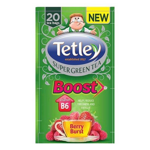 Tetley New Infusion Vitamin Ranges Boost Berry Burst Pack 20
