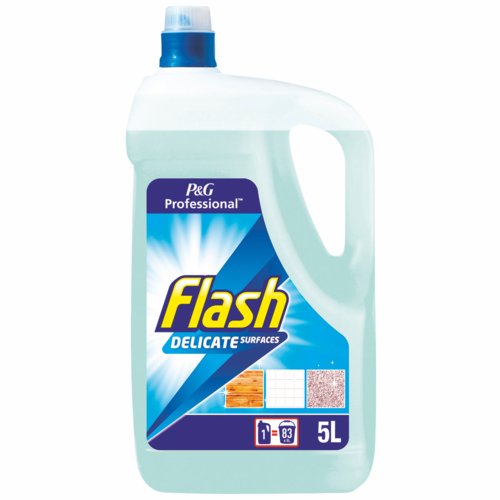 Flash Clean and Care Cleaner With Bicarbonate of Soda for Stone Ceramic Steel 5 Litres