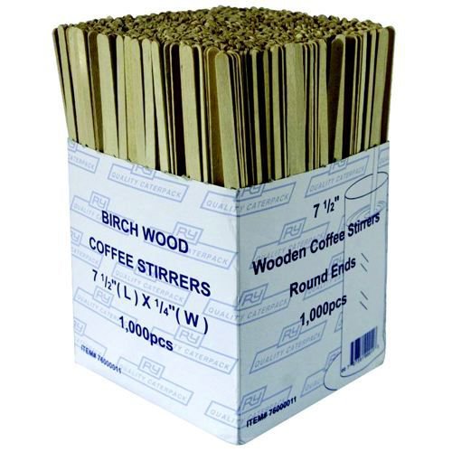 Robinson Young Wooden Coffee Stirrers Pack 1000
