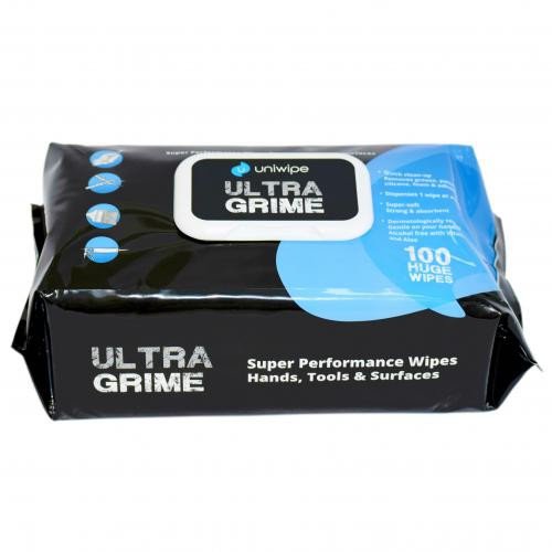 Uniwipe Ultra Grime Wipes (Pack of 100) 5900 Cleaning Wipes JA2141