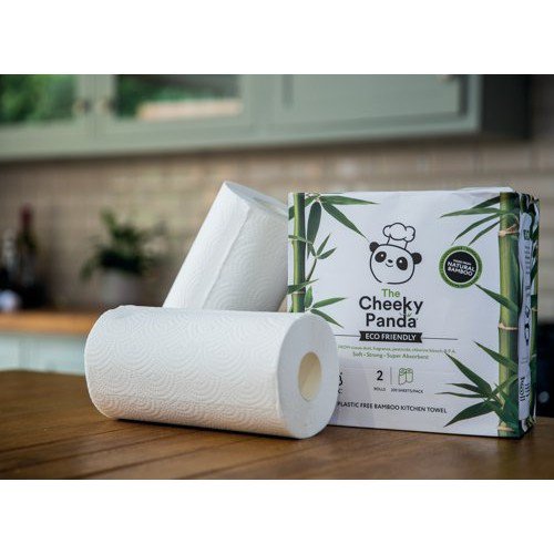 Cheeky Panda Kitchen Roll Plastic Free Bamboo (Pack of 10) PFKITCHRL10