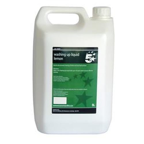 5 Star Lemon Washing-up Liquid 5 Litre