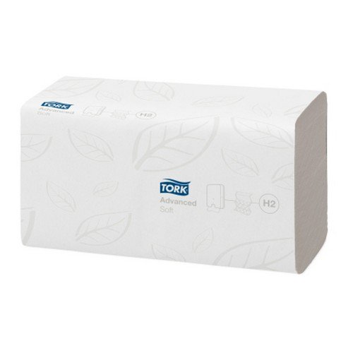 Lotus Z Fold Hand Towel White 2 Ply 235x240mm 200 sheets Pack 12