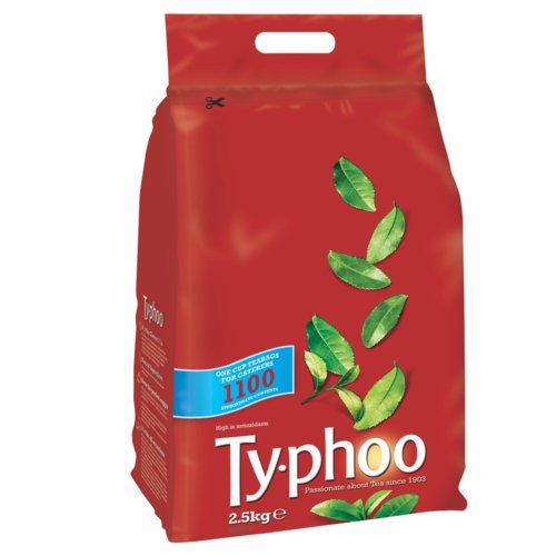 Typhoo Tea Bags Vacuumpacked 1 Cup Pack 1100