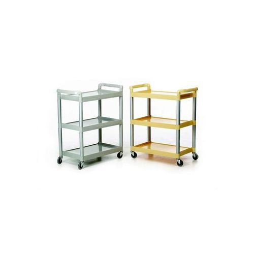 GPC 3 Shelf Service Trolley Grey