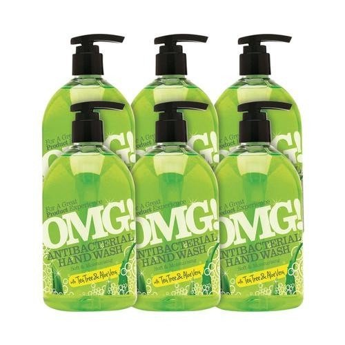 OMG Antibacterial Hand Soap 500ml (Pack of 6) 0604398