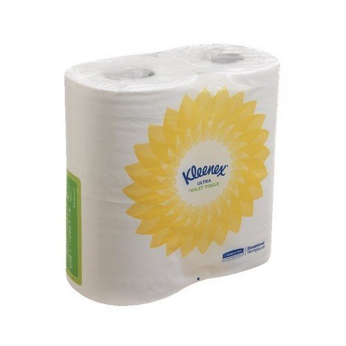 Kleenex 2-Ply Ultra Toilet Tissue 240 Sheets (2 ply tissue 124 x 104mm sheet size) 8475