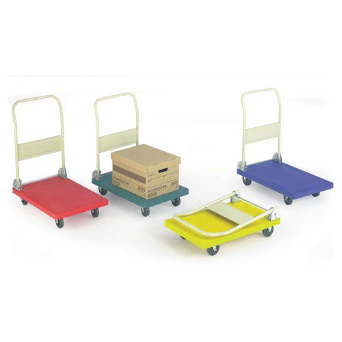 Plastic platform truck, capacity 120kg