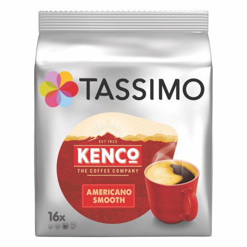 Tassimo Kenco Americano Grande Coffee 16x 144g Capsules Pack 5