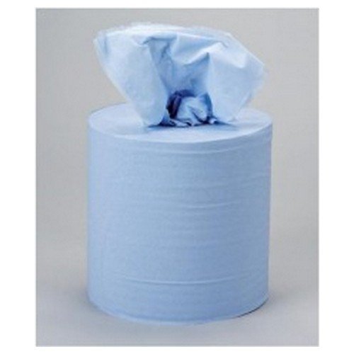 5 Star Centrefeed 2 Ply 195mmx150m Blue Pack 6