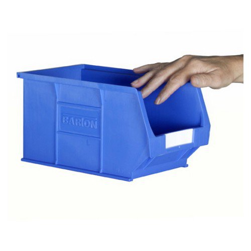 TC4 Blue Containers L350xW205xH132mm Pack 10 Parts Containers JA3493