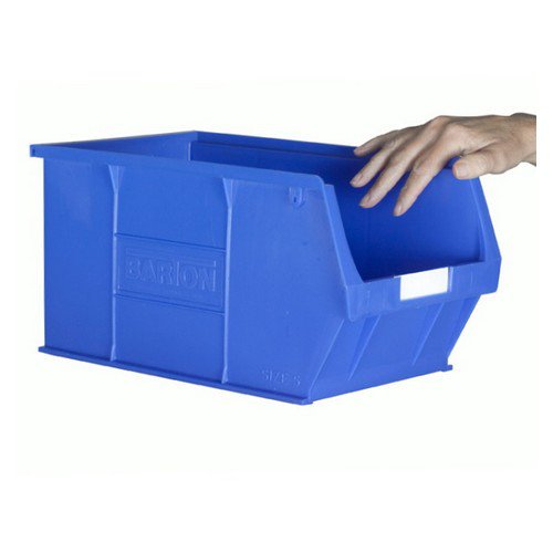 TC5 Blue Containers L350xW205xH182mm Pack 10 Parts Containers JA3495