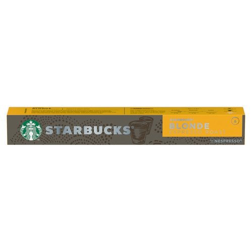 Nespresso Starbucks Blonde Roast Espresso Coffee Pods Pack 10