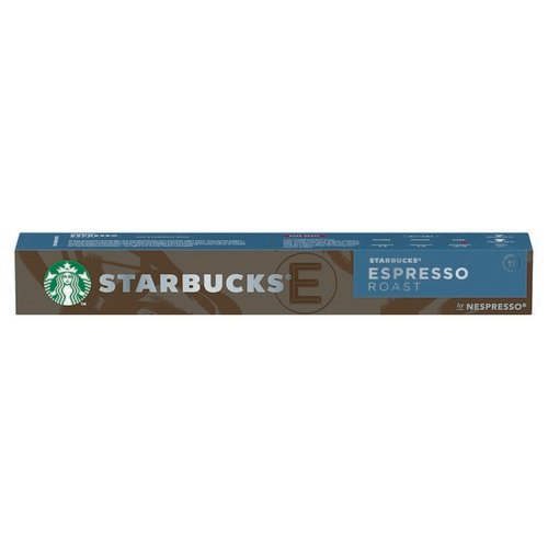 Nespresso Starbucks Espresso Roast Coffee Pods Pack 10