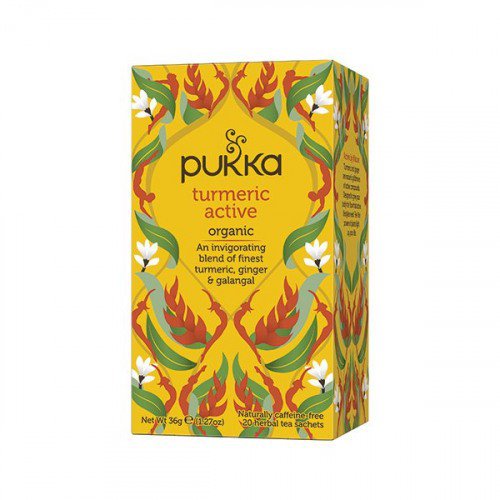 Pukka Turmeric Active Tea Bags Organic (Pack of 20) 45060519140751 Hot Drinks JA3890