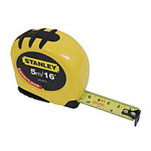 Stanley 530815 Leverlock Tape 5M/16Ft (Width 19Mm) Measuring & Levelling JA3907