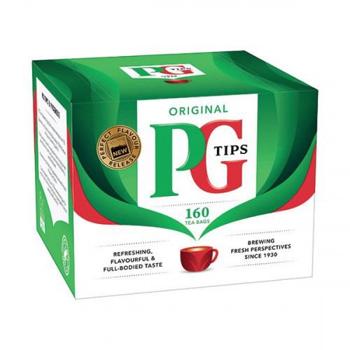 PG Tips Tea Bags (Pack of 160) 69977693 Hot Drinks JA3939