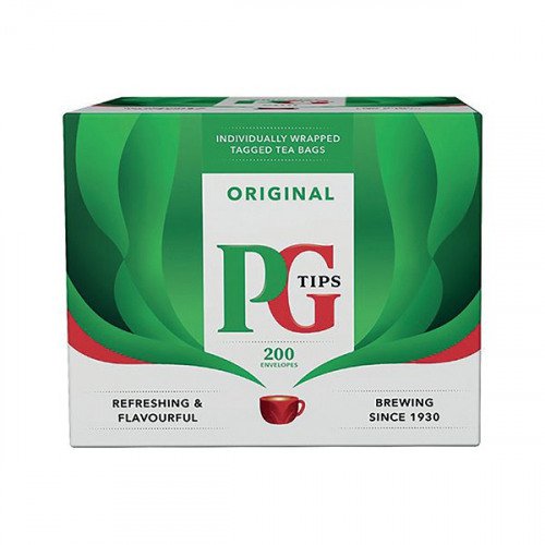 PG Tips Tea Bag Envelope (Pack of 200) 800396 Hot Drinks JA3944