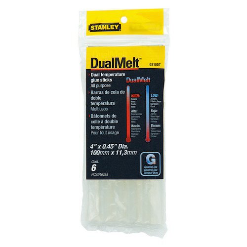 Stanley Dual Melt Glue Stick 4 inch Pack of 24 Glues JA4251