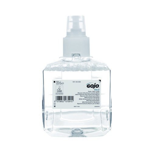 Gojo Mild Foam Hand Soap LTX12 1200ml Refill (Pack of 2) 191102-EEU Hand Soap, Creams & Lotions JA4331