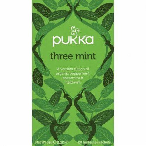 Pukka Three Mint Tea (Pack of 20) P5025 Hot Drinks JA4348