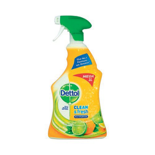 Dettol Multipurpose Cleaner Trigger Spray 1L 3007947 Cleaning Fluids JA4382