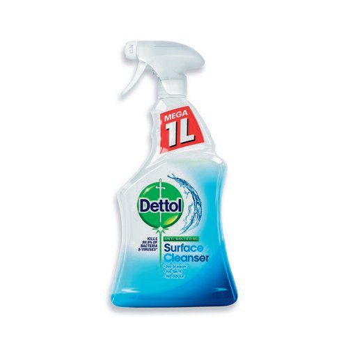 Dettol Surface Cleaner Trigger Spray No Fragrance 1L (Pack of 6) 3165417