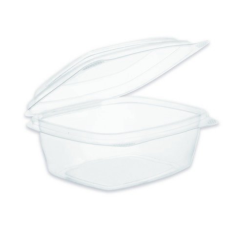 Vegware Deli Container 8oz Hinged Clear (Pack of 300) VHD08 Kitchen Accessories JA4429