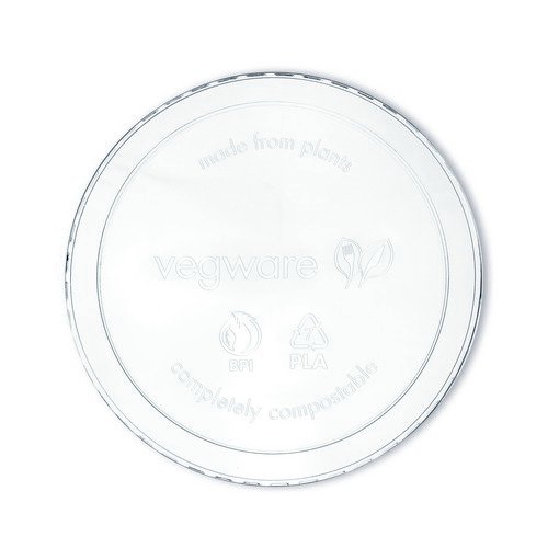 Vegware Deli Container Lid Round 832oz Clear (Pack of 500) VDC120H