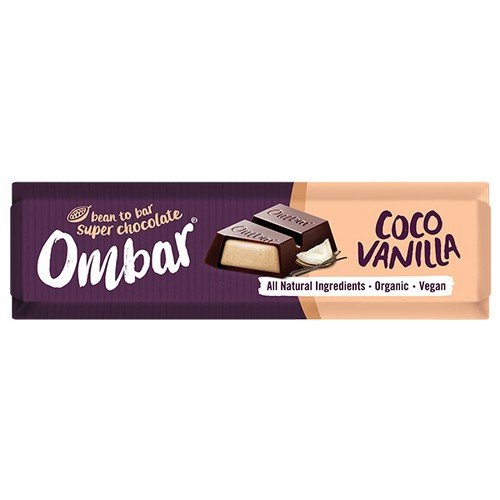 Ombar Coco & Vanilla Filled Chocolate Bar (Coconut) 15x42g