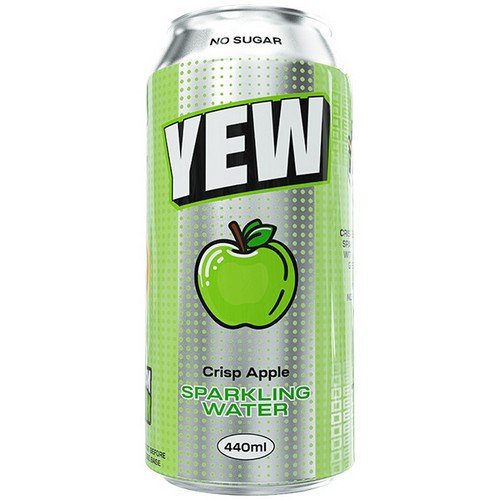 Yew Crisp Apple Sparkling Water 12x440ml